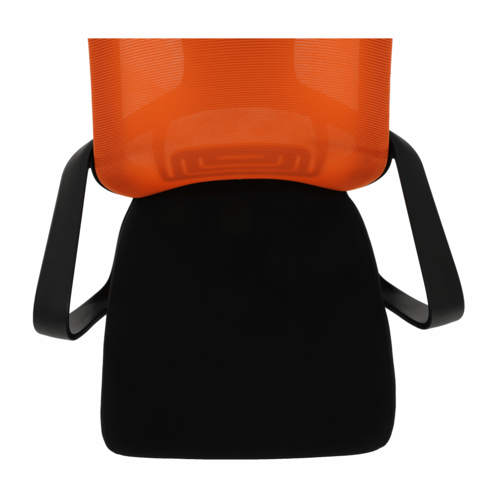 Fotoliu de birou, negru /orange TAXIS
