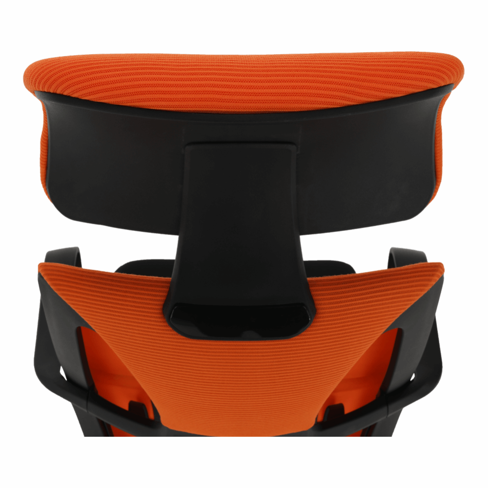 Fotoliu de birou, negru /orange TAXIS