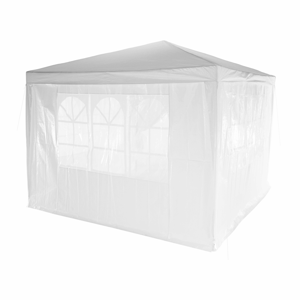Cort de grădină pentru party, alb, 3x3 m, TEKNO TYP 1