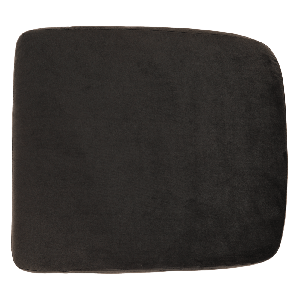 Fotoliu de design, catifea Velvet gri maroniu TAUPE, TENAL