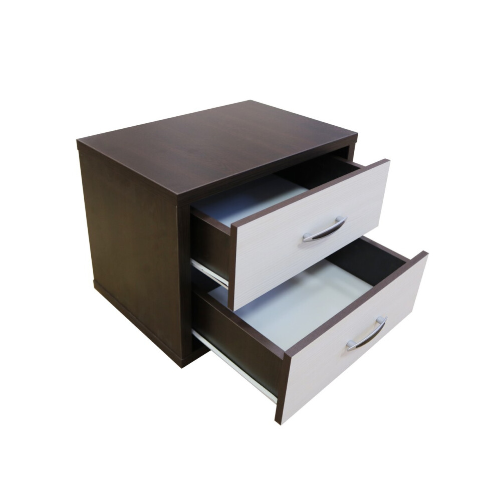 Dormitor Torino cu pat 160x200 cm wenge / ladin