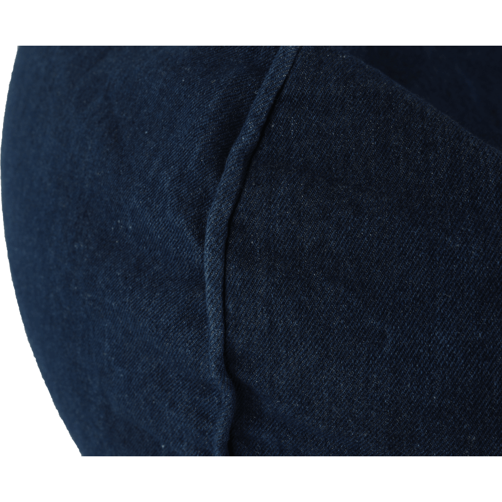 Fotoliu tip sac, material textil jeans, LAMIO