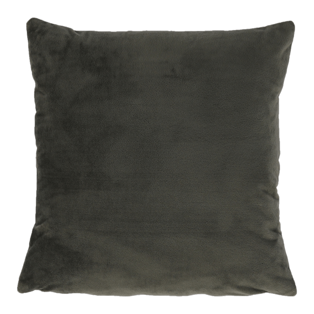 Pernă, material textil de catifea verde închis, 45x45, ALITA TIPUL 11