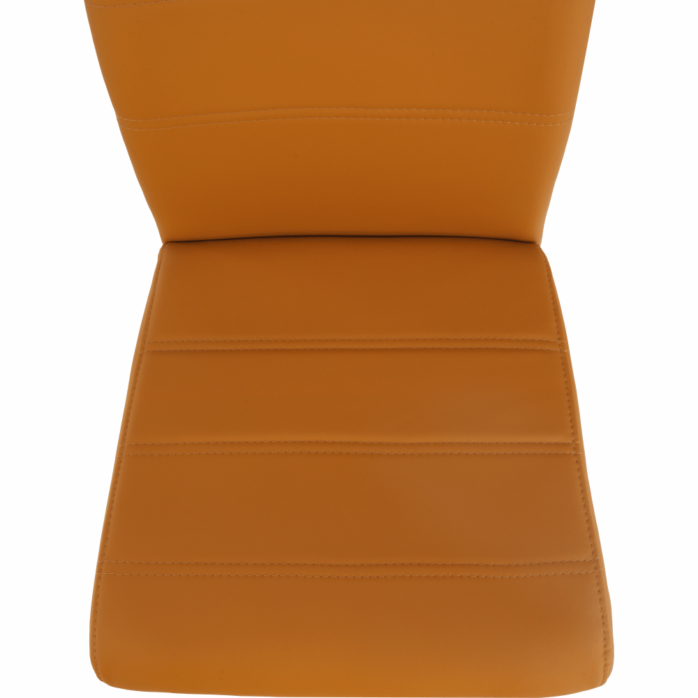 Scaun dining, muştar / crom, VATENA