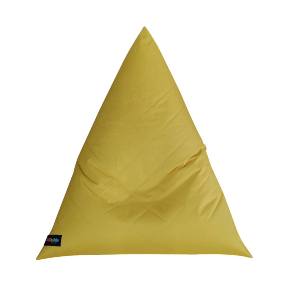 Fotoliu tip sac, material textil muştar, VETOK