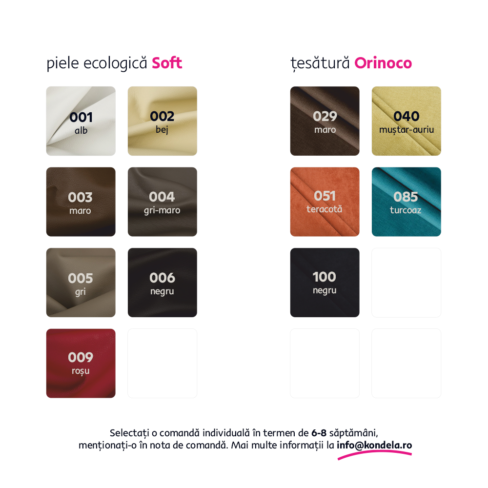 Colţar, piele ecologică gri maroniu, stânga, BUTON P