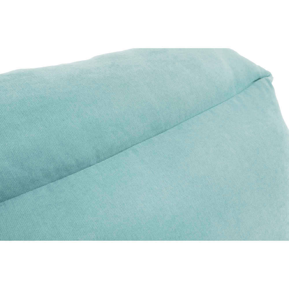 Scaun cu suport pt. picioare, mentol / natural, ZANDER