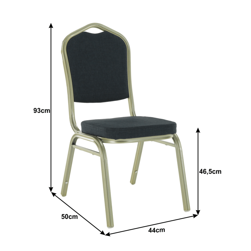 Scaun, gri/champagne, ZINA 2 NEW