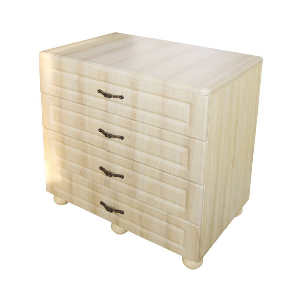 Comoda Dynasty Sonoma cu 4 sertare si blat MDF