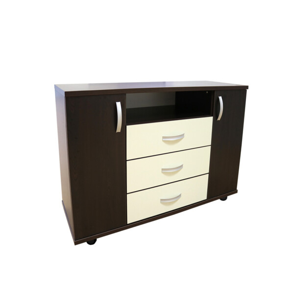 Comoda Laguna wenge cu fildes