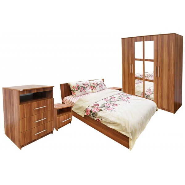 Dormitor Napoli cu pat 140x200 cm