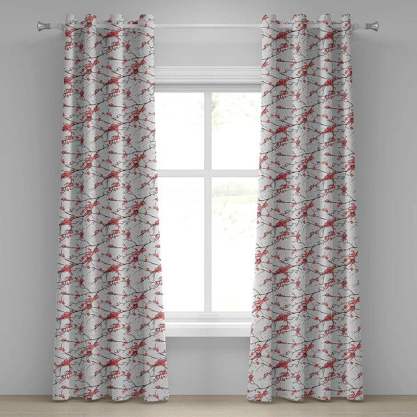 Set de perdele cu inele Kirschbaumblüten