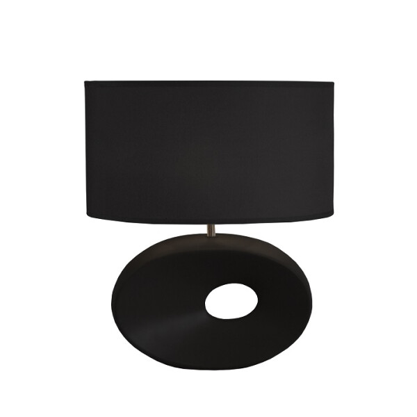 Lampă pe picior ceramică, negru, QENNY TYP 10 AT09115