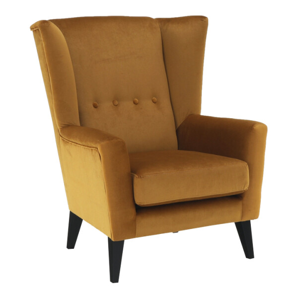 Fotoliu, miere/negru, RODEZA