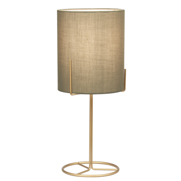 Lampă de masă, metal / gri-maro, ANELE