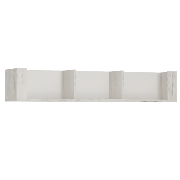 Poliţă TIP 61, alb craft, ANGEL