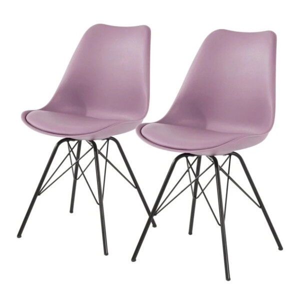 Scaun de sufragerie Beatty (set de 2) liliac