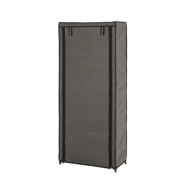 Dulap pentru încălțăminte textil Bejuco fleece / oțel - gri