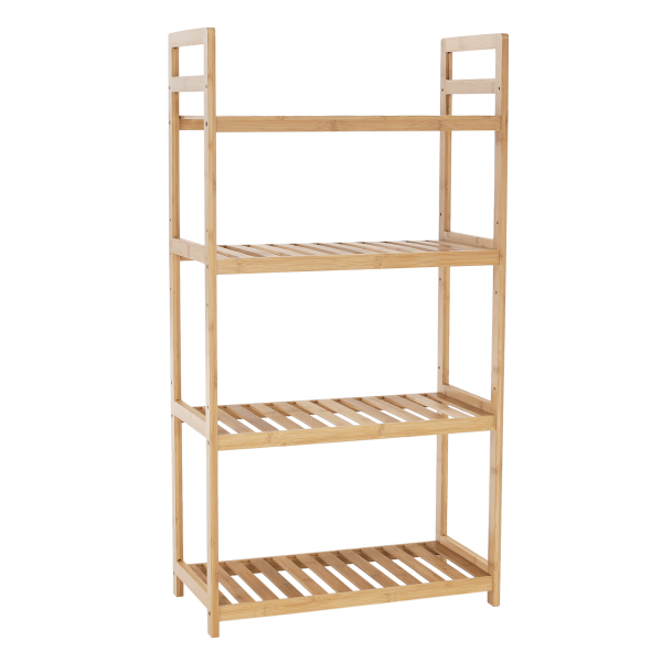 Raft cu 4 poliţe, bambus natural, FIORE TIP 2