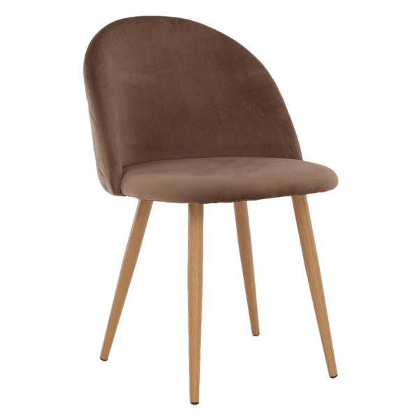 Scaun dining, maro deschis, FLUFFY