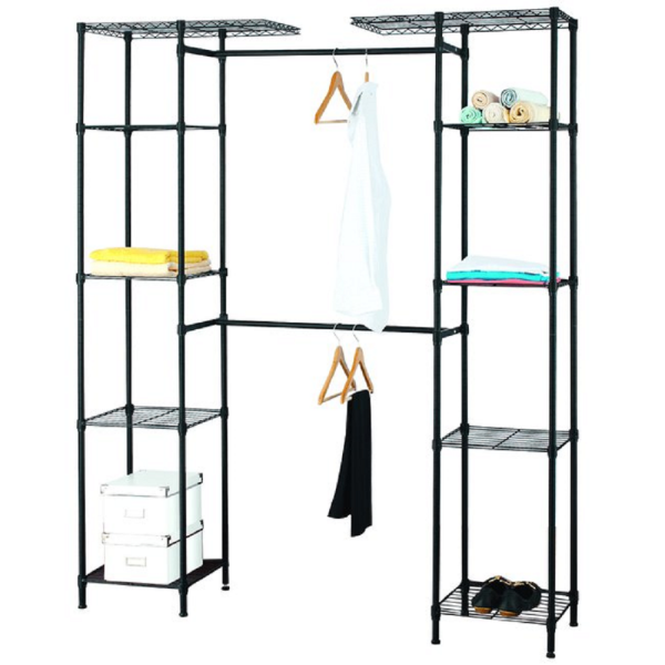 Raft reglabil, negru, GELBAN