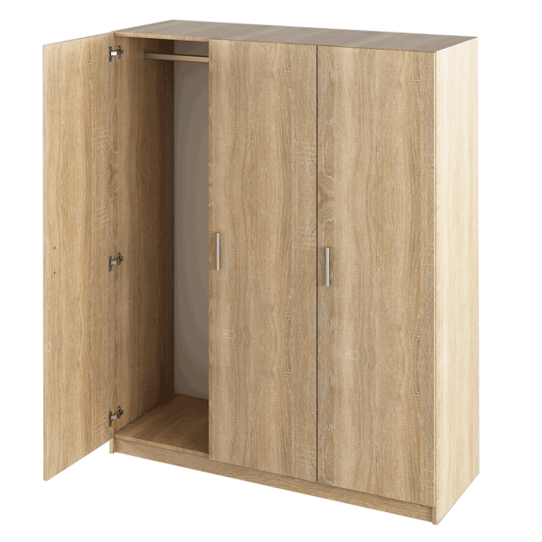 Dulap cu 3 uşi, stejar sonoma, GREEN