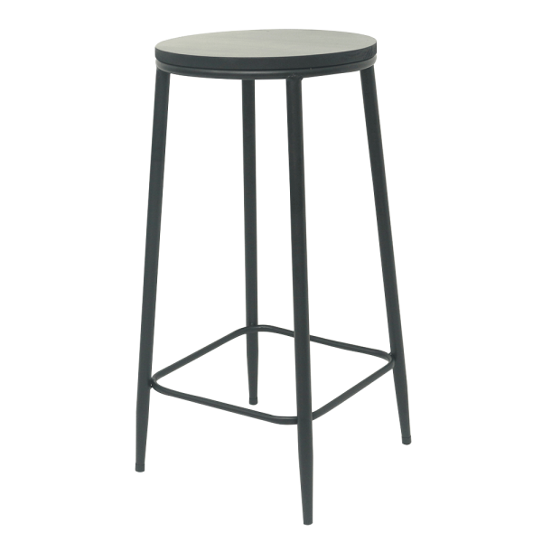 Scaun de bar, negru, HAMIA