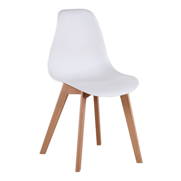 Scaun dining, alb/fag, AYNA