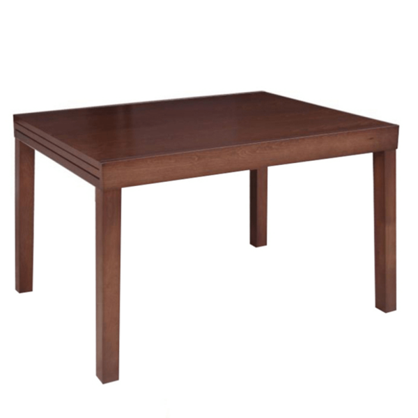 Masă dining, extensibil, nuc, 120-240x90 cm, FARO