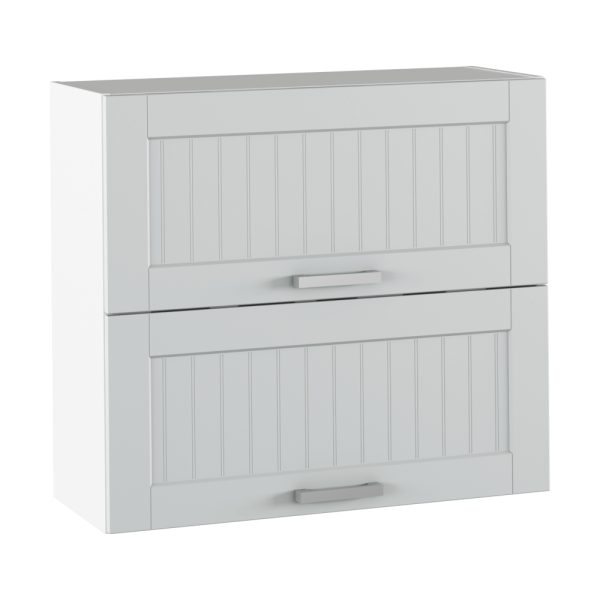 Dulap superior, gri deschis/alb, JULIA TYP 12