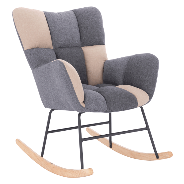 Scaun de design ţesătură bej, KOMODO