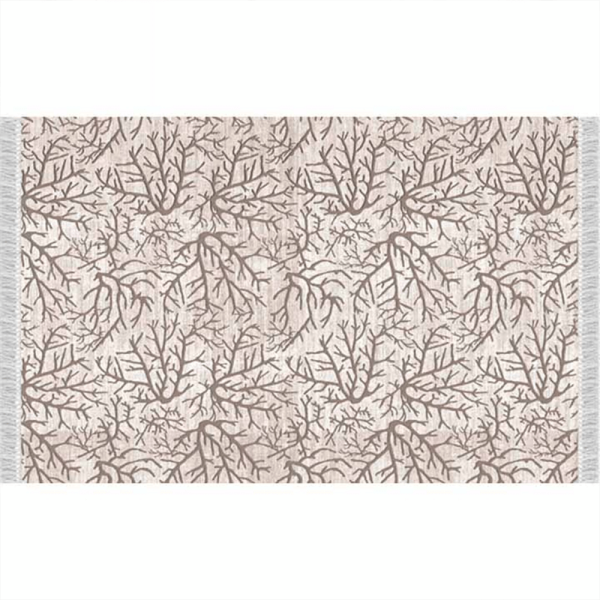 Covor, model creangă/bej, 80x200, ARILA