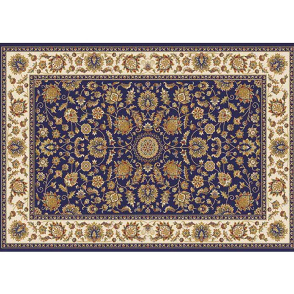 Covor 100x150 cm, albastru închis/amestec de culori/model oriental, KENDRA TYP 1