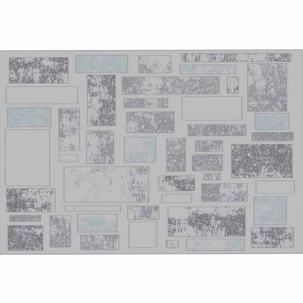 Covor 133x190 cm, gri deschis/gri închis, HEATHER