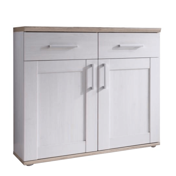 Comodă, alb/stejar san remo, PROVENSAL