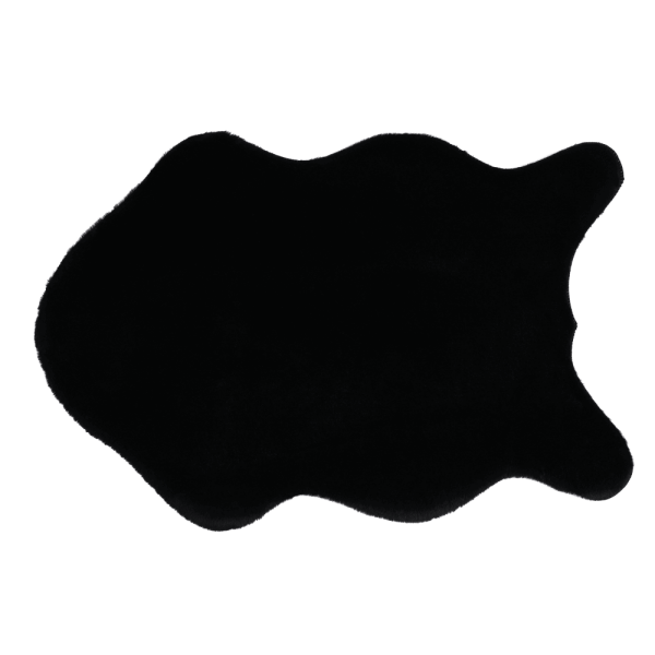 Blană artificială, negru, 60x90, RABIT NEW TYP 1