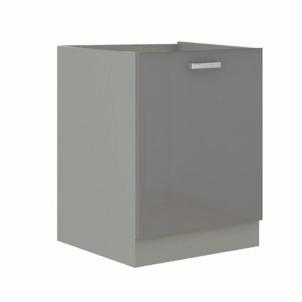 Dulap inferior, gri lucios, PRADO 60 D 1F ZB