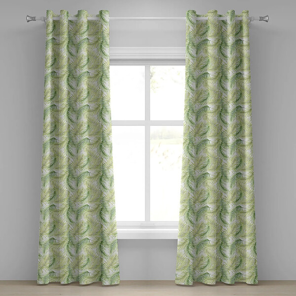 Draperii cu inele Palm Leaves 2 piese