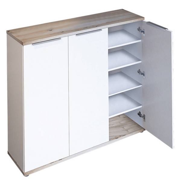 Dulap încălţâminte, alb / stejar artizan, MODINI TYP 2