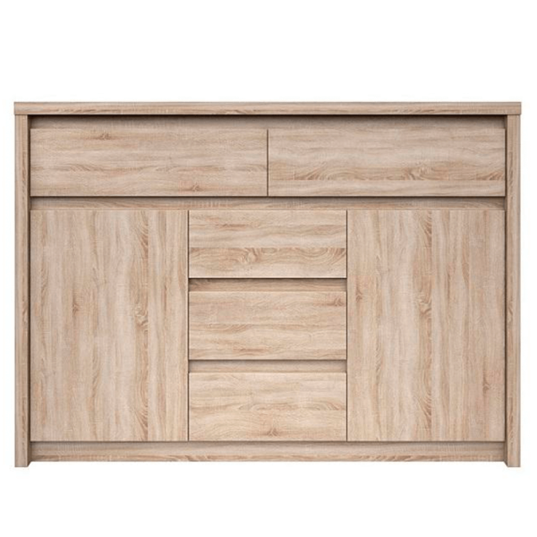 Comodă TYP 10, PAL melaminat, stejar sonoma, NORTY