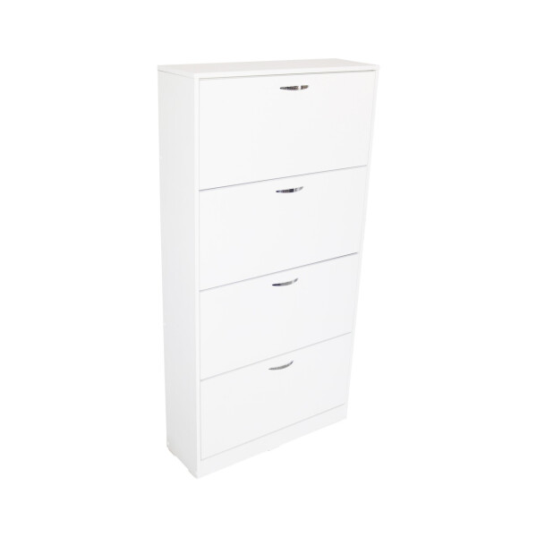 Pantofar 4 usi mic alb