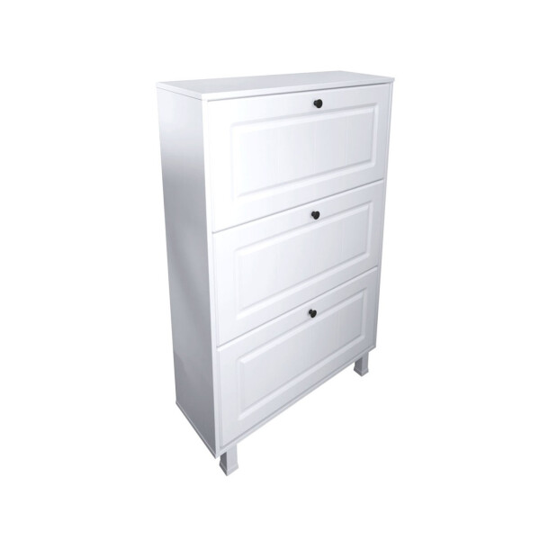 Pantofar Zapato 3 usi MDF Alb Mare