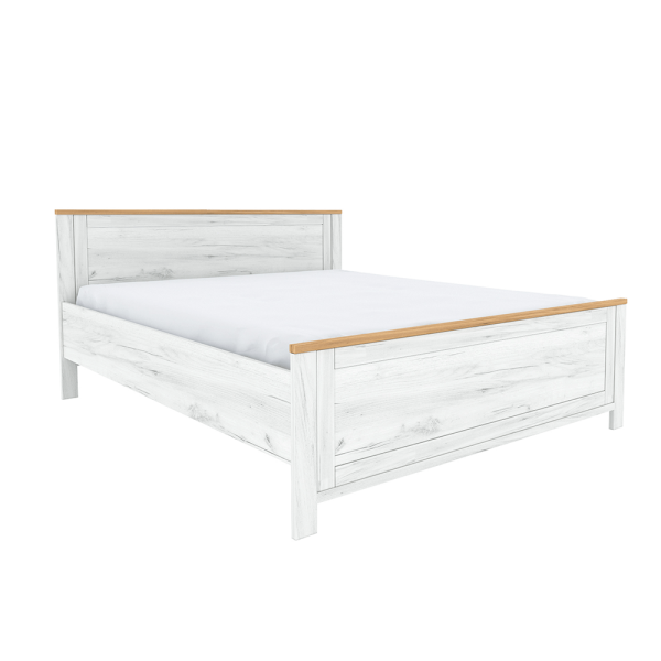 Pat Z2 160x200, stejar craft auriu / stejar craft alb, SUDBURY