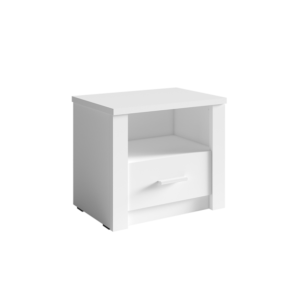 Noptieră, 2buc., alb, RAMIAK