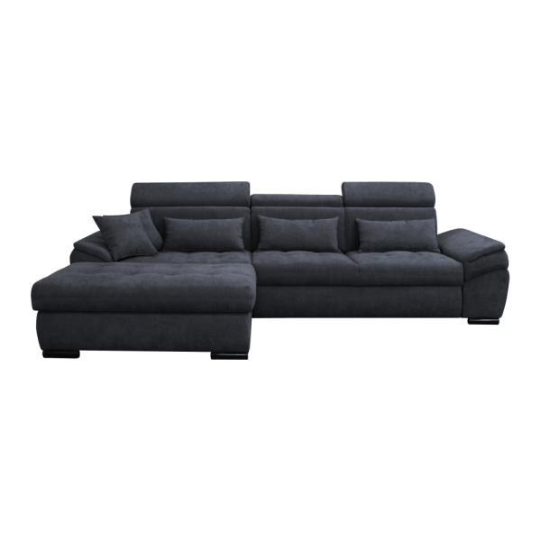 Canapea, gri, model stânga, NATIK NEW