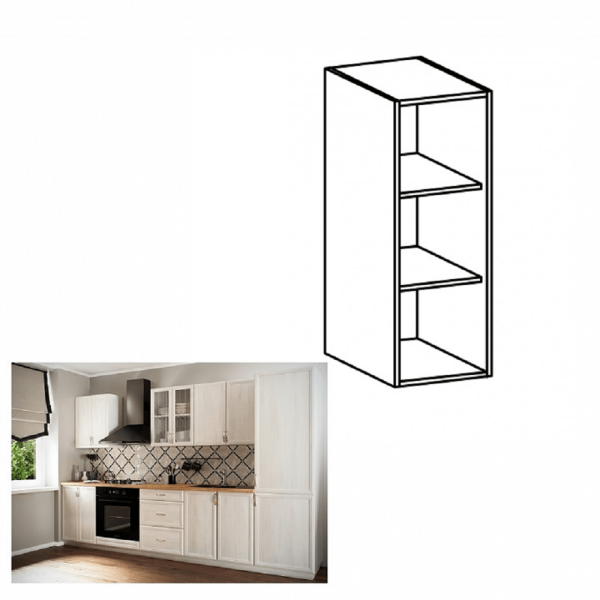 Dulap superior W200, alb, SICILIA