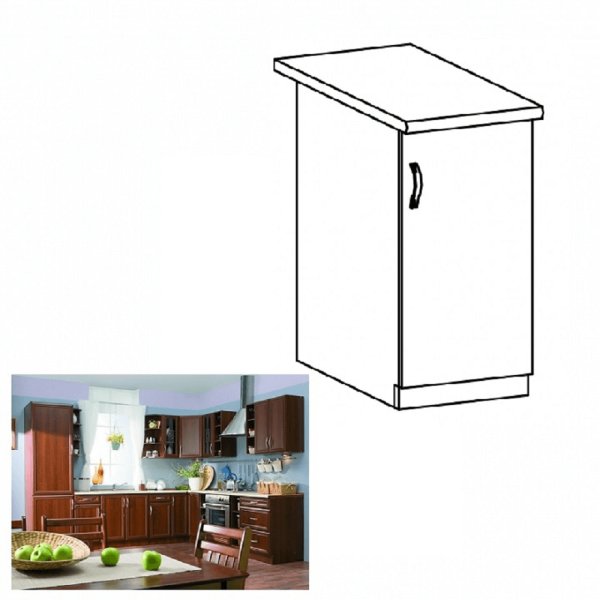 Dulap inferior D30, model dreapta, nuc Milano, SICILIA