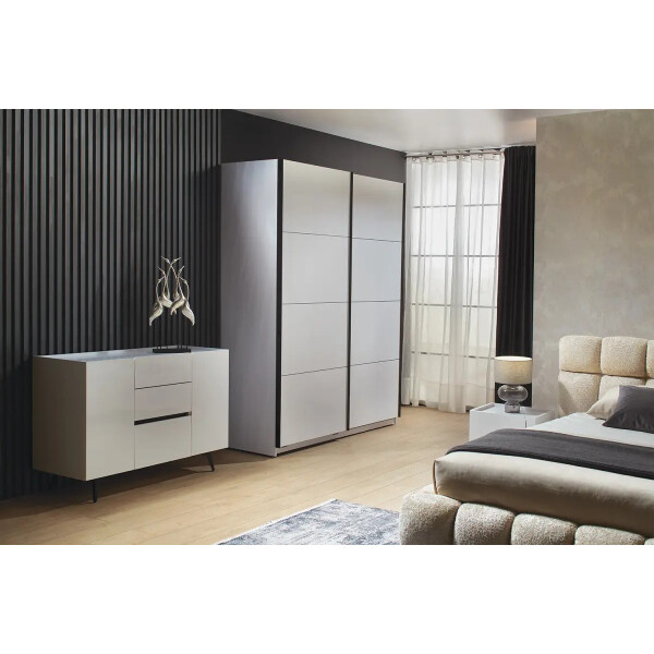 SPACE Dulap usi culisante ALB