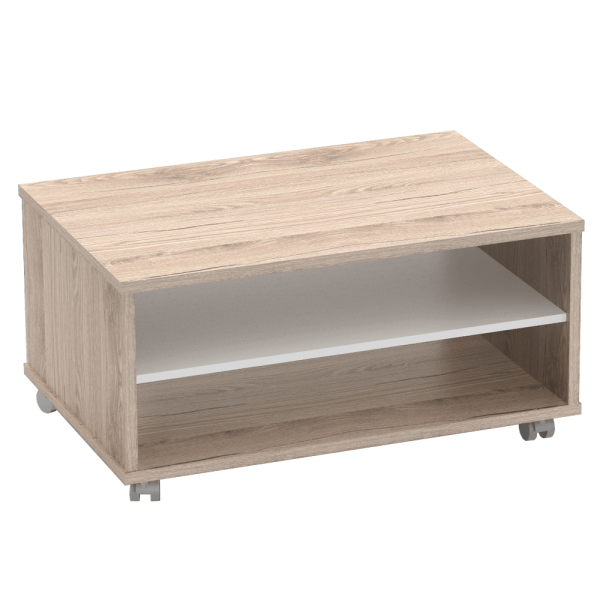 Măsuţă de cafea, San Remo/albă, RIOMA TIPUL 32