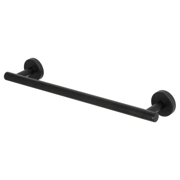 Suport pentru prosoape de baie Uno Bosio III, otel inoxidabil - negru